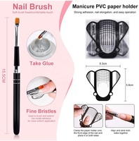 Gel de Construction Poly UV/LED Multifonctionnel Solide pour Extensions d'Ongles, 30g, 3 Couleurs, Vente en Gros