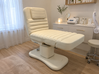 Table de massage électrique moderne de luxe, lit de beauté pour salon, avec 3 moteurs, design pliable, pour soins du visage et extensions de cils