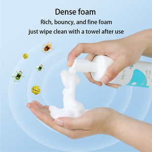 Espuma e Shampoos para Limpeza de Patas de Animais de Estimação Ecológicos e Mais Vendidos para Cães e Gatos - Esfoliação Suave com Óleo de Coco para Uso em Banheiro e ao Ar Livre - Product Image 3