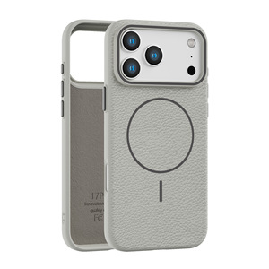 Caja <span class=keywords><strong>de</strong></span> embalaje Litchi Texture Soft TPU Magnetic Phone Case para <span class=keywords><strong>iPhone</strong></span> 17 Pro Max con forro <span class=keywords><strong>de</strong></span> tela - Product Image 6