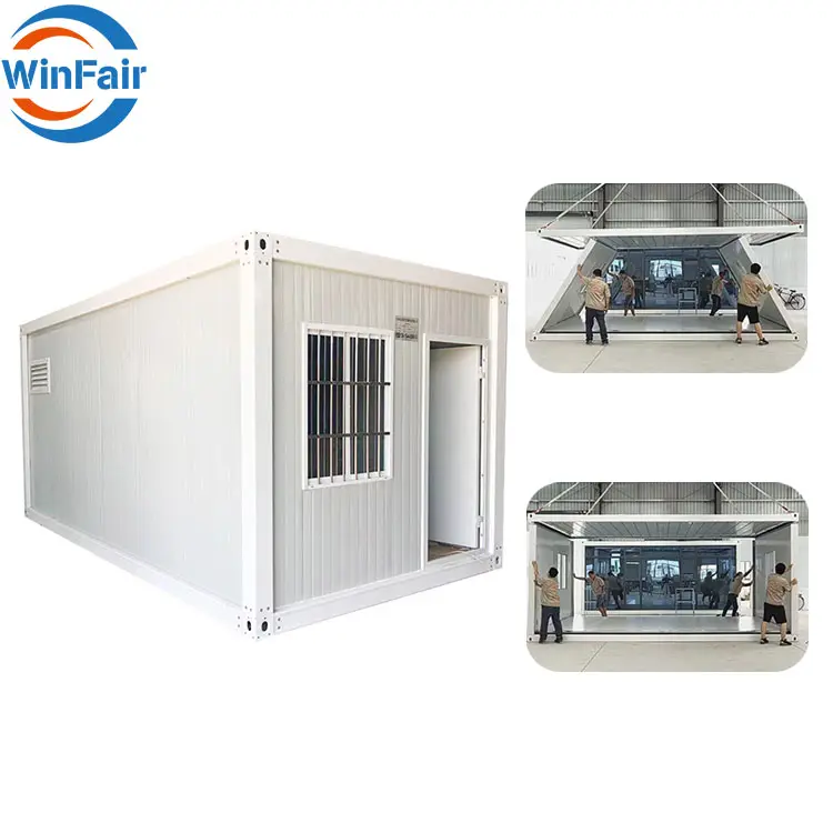 WinFair Wholesale Folding Prefab Mobile Home Container Houses Foldable Prefabricated Collapsible Container Homes