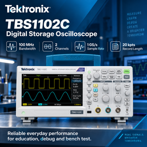 Osciloscopio Digital de Almacenamiento Tektronix TBS1102C, 100MHz, 1GS/s, 2 Canales, para Pruebas Electrónicas - Product Image 6