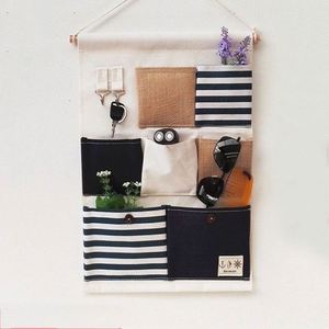 Household Sundries Collection Key Storage Hanging Organizer With 8 Independent Compartments - Product Image 1