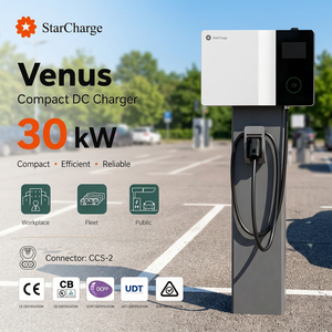 Chargeur DC Starcharge Venus, écran tactile 7 pouces, ISO 15118, protection de sécurité multiple, chargeur rapide DC mural - Product Image 1