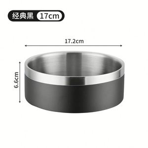 Bol pour chien en acier inoxydable de 42 oz avec gravure laser et logo personnalisé, revêtement coloré, idéal pour les salons d'esthétique pour animaux, cadeau promotionnel, article de merchandising - Product Image 1