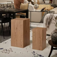 Table basse contemporaine en bois, design éco-responsable, pour usage domestique, bureau ou hôtel, commande en gros
