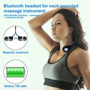 Écouteurs tour de cou Bluetooth 5.0 portables intra-auriculaires 2-en-1 avec masseur de nuque pliable - Product Image 3