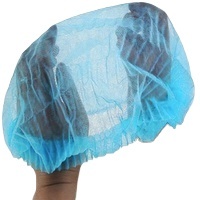Bonnet bouffant jetable très vendu, filet à cheveux rond, clip, différentes couleurs - Product Image 3