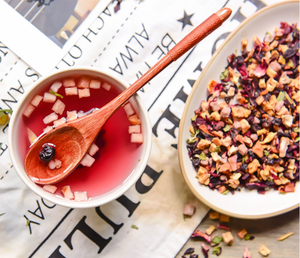 Thé aux fruits mélangés sélectionnés, saveur de bleuet/rose/fraise/framboise/pêche - Product Image 3
