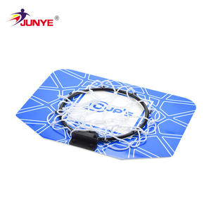 Panier de basket-ball d'intérieur Junye, bleu, en plastique, pliable, portable, avec filet et boucle, pour enfants de 8 à 13 ans - Product Image 3