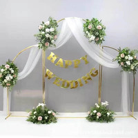 Ensemble de fond d'arche de mariage, support de fond de fête d'anniversaire intérieur/extérieur, adapté aux décorations de cérémonie.