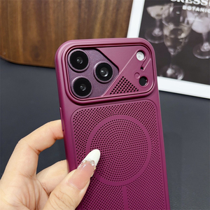 เคสโทรศัพท์มือถือแบบแม่เหล็กด้าน รุ่น Fashion Cooling สำหรับ iPhone 18 Pro Max 17 16 15 พร้อมกรอบกล้องแบบเปลี่ยนได้ ฝาหลังแข็ง - Product Image 4