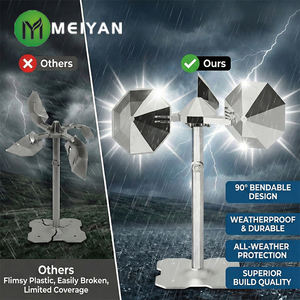 360 °   Répulsif d'Oiseaux Rotatif Réfléchissant pour Extérieur, Dissuasif Rotatif Réfléchissant qui Éloigne les Pigeons, les <span class=keywords><strong>Moineaux</strong></span> et les Oiseaux de la Forêt - Product Image 5