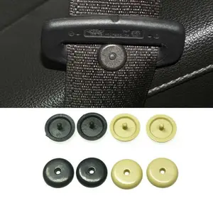 批发汽车零件黑色塑料汽车安全安全带限位器间距限位夹固定器安全带止动按钮