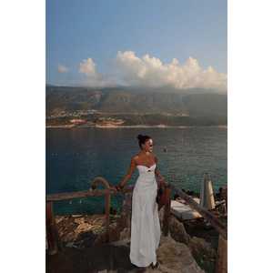 Robe blanche sans bretelles - Product Image 6