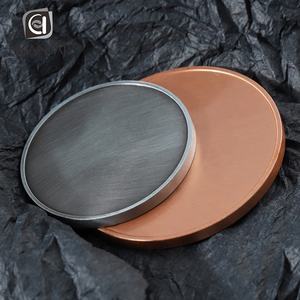 Доступная форма 30 мм 40 мм 45 мм 50 мм по индивидуальному заказу металлическая цветная заготовка Латунь Медный сплав штамповочные круги пустая монета для лазера - Product Image 5