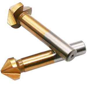 Broca avellanadora de <span class=keywords><strong>metal</strong></span> de carburo de 90 grados y 3 filos para procesos CNC, disponible para ODM/OEM, para desbarbado y avellanado - Product Image 2