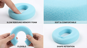 Custom headphone inner foam pad soft sponge ear <b>cushion</b> liner high density foam <b>insert</b> <b>for</b> headset padding replacement material - Product Image 3