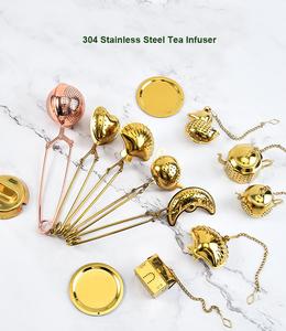 कारखाने की बिक्री स्टेनलेस स्टील चाय इंफ्यूज़र सेट के साथ सेट किया गया घर चाय फिल्टर की ढीली पत्ती चाय कॉफी मग - Product Image 2