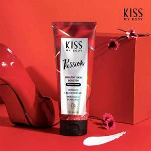 Lotion Booster pour une Peau Saine Kiss My Body SPF 30 PA+++ PASSION 180g Hydratant Éclaircissant à l'Acide Hyaluronique Longue Durée - Product Image 5