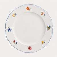 Assiette à dîner florale de 7,5 pouces