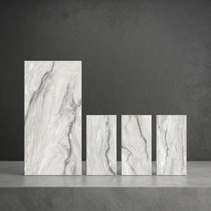 Travertine Silver 800x1600mm Glossy Porcelain Floor And Wall Tiles Natural Stone Design 80x160cm - Product Image 3