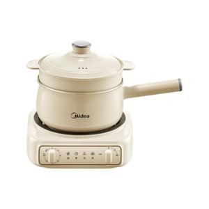 Casserole électrique Midea 2,1-4L antiadhésive, mini-mijoteuse pour la maison et les dortoirs - Product Image 1