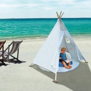 बच्चों Teepee तम्बू बच्चों तम्बू प्ले हाउस इनडोर और आउटडोर Foldable खिलौना बच्चों के लिए तम्बू - Product Image 4