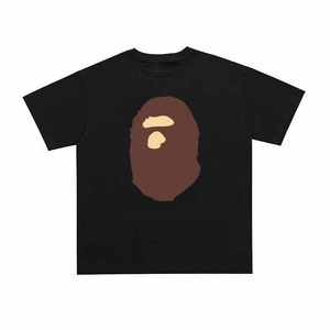 Camiseta Deportiva de Diseño Moderno para Hombre, Estampado Bapees, Estilo Casual, Corte Holgado y Corto, Marca 2026 - Product Image 3