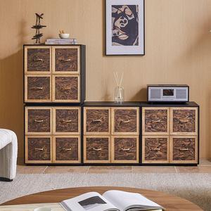 Ash Wood Solid Wood Chest Of Drawers 55x40x57cm Storage Bedroom <b>Bedside</b> <b>Table</b> - Product Image 2