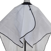 Cape de coiffure imperméable camouflage pour coupe de cheveux, tablier de barbier, robe de coiffeur