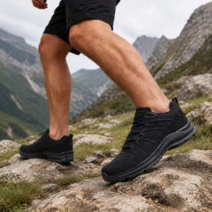Chaussures de sport d'extérieur respirantes, élastiques, de haute qualité, légères, avec amorti, imperméables, pour la randonnée - Product Image 2
