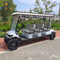 Voiture tout-terrain pliable de haute qualité à 6 places et 4 roues, buggy de golf à essence avec batterie au lithium