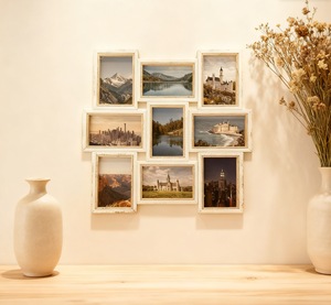 Di alta qualità 2 colori di tono cornice della parete per il Collage di 9 foto decorazione per la casa - Product Image 5