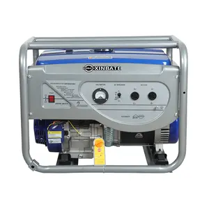 Generador de gasolina de un solo cilindro de 4 tiempos refrigerado por aire de 3000W comercio/pequeño generador de gasolina portátil trifásico de 3kW 5kW 9kVA