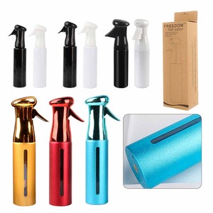 Botella de Spray PET Galvanizada, Rociador Continuo de Alta Presión, Herramienta Profesional de Salón para Barbería y Uso Doméstico - Product Image 1