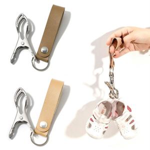 Wholesale PU Leather Baby Stroller <b>Shoe</b> <b>Holder</b> Organizer Blanket Clip <b>Shoe</b> Clips for Babies and Kids for GIfts - Product Image 1