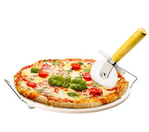 <span class=keywords><strong>Set</strong></span> di Pietre per Forno per <span class=keywords><strong>Pizza</strong></span> in Cordierite Usa e Getta Sicure per Alimenti per Cuocere Pizze - Product Image 2