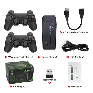 Reproductor de juegos portátil M8, controlador inalámbrico, <span class=keywords><strong>Gamepad</strong></span> portátil, consola de videojuegos Retro con 2 controladores para niños y adultos - Product Image 6