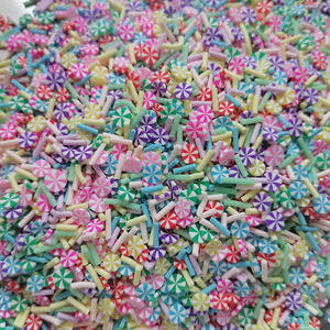 Remplisseur de sucre polymère, fournitures pour bricolage, bonbons arc-en-ciel à la menthe poivrée, 1kg - Product Image 2