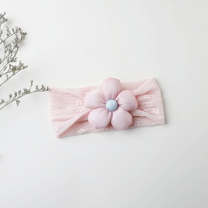 Nouveau Bandeau d'été en dentelle à fleurs pour nouveau-né, protection douce <span class=keywords><strong>de</strong></span> la fontanelle, accessoires capillaires <span class=keywords><strong>de</strong></span> princesse pour pièce climatisée - Product Image 5