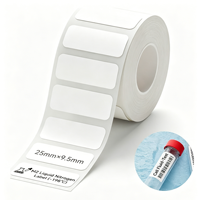 Etiquetas Impermeables para Muestras de Laboratorio, Resistentes a la Criogenia, para Investigación Médica e Identificación de Muestras, 60x40mm
