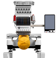 Machine à broder commerciale à tête unique SewTech ST-1201 à 12 aiguilles pour casquettes, chapeaux et t-shirts, zone de broderie 360x200mm (14.2x7.9in)