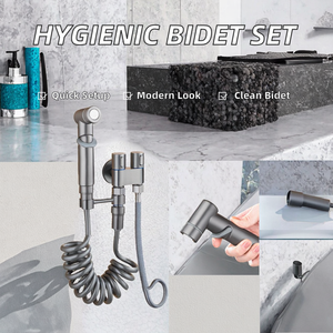 Ducha Higiénica Moderna para Baño, Bidé con Doble Salida y Asiento de Bidé con Fácil Instalación - Product Image 2