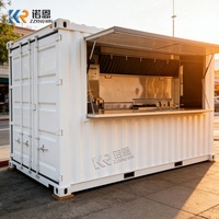 Kiosque alimentaire pop-up compact et économique pour hôtels : snack-bar, pâtisserie, café, mini-bar à cocktails