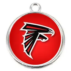 Trends designs Hot Wholesale 32 Teams Keychain Time Gem Rugby League Teams Atlanta Falcons keychain