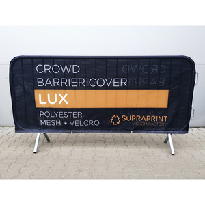 Chất lượng cao ngoài trời Tùy Chỉnh rào cản chướng ngại vật biểu ngữ bao gồm Polyester rào cản hàng rào Bìa lưới biểu ngữ ngoài trời - Product Image 6