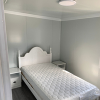 Maison pliable de style simple, extensible, 20/40 pieds, peut être utilisée comme 1 à 4 chambres, et convient à la vie familiale