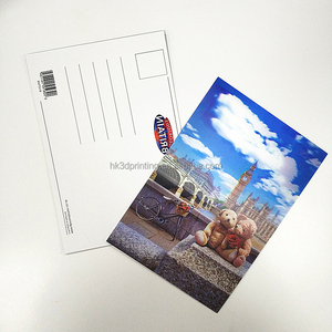 Custom Logo 2/3 Changing Motions Moving Images 3d Anime Lenticular <b>Stickers</b> Colorful Printing Lenticular Postcard and Other Card - Product Image 1