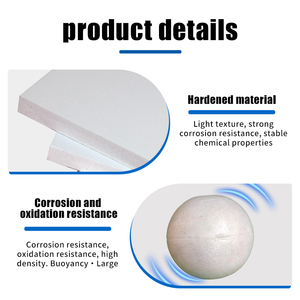 Boule flottante en mousse PVC 60*10 mm blanche creuse à enfilage pour la pêche – Offre Spéciale - Product Image 5